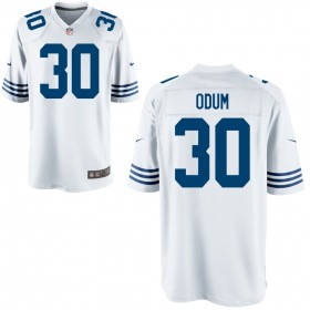 Youth Indianapolis Colts Nike White Alternate Game Jersey ODUM#30