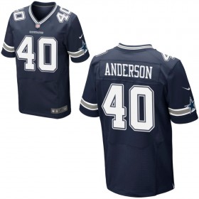 Mens Dallas Cowboys Nike Navy Blue Elite Jersey ANDERSON#40