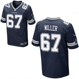 Mens Dallas Cowboys Nike Navy Blue Elite Jersey MILLER#67