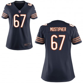Women's Chicago Bears Nike Navy Blue Game Jersey MUSTIPHER#67