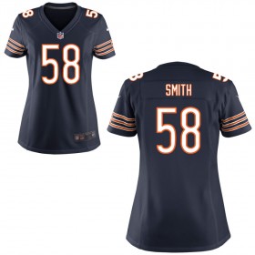 Women's Chicago Bears Nike Navy Blue Game Jersey SMITH#58