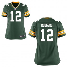 Women's Green Bay Packers Nike Green Game Jersey RODGERS#12