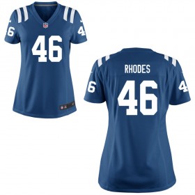 Women's Indianapolis Colts Nike Royal Game Jersey RHODES#46