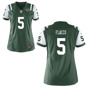 Women's New York Jets Nike Green Game Jersey FLACCO#5
