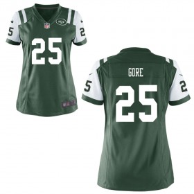 Women's New York Jets Nike Green Game Jersey GORE#25