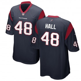 Youth Houston Texans Nike Navy Game Jersey HALL#48