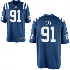 Youth Indianapolis Colts Nike Royal Game Jersey DAY#91