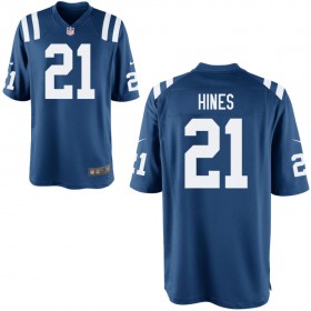 Youth Indianapolis Colts Nike Royal Game Jersey HINES#21