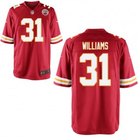 Youth Kansas City Chiefs Nike Red Game Jersey WILLIAMS#31