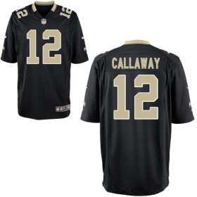 Youth New Orleans Saints Nike Black Game Jersey CALLAWAY#12