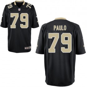 Youth New Orleans Saints Nike Black Game Jersey PAULO#79