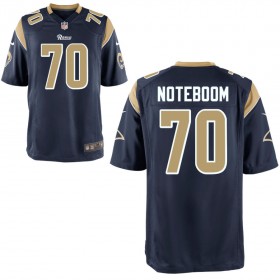 Youth Los Angeles Rams Nike Navy Game Jersey NOTEBOOM#70