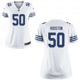 Women's Indianapolis Colts Nike White Game Jersey HOUSTON#50
