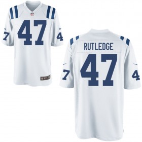 Youth Indianapolis Colts Nike White Game Jersey RUTLEDGE#47
