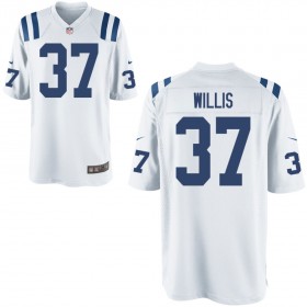 Youth Indianapolis Colts Nike White Game Jersey WILLIS#37