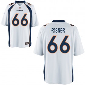 Nike Men's Denver Broncos Game White Jersey RISNER#66