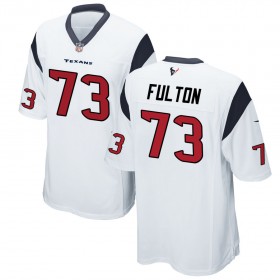Nike Men's Houston Texans Game White Jersey FULTON#73