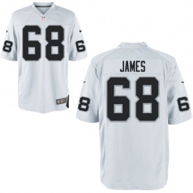 Nike Men's Las Vegas Raiders Game White Jersey JAMES#68