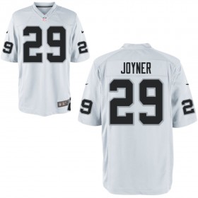 Nike Men's Las Vegas Raiders Game White Jersey JOYNER#29