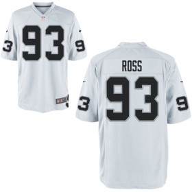 Nike Men's Las Vegas Raiders Game White Jersey ROSS#93