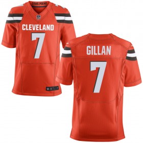 Men's Cleveland Browns Nike Orange Alternate Elite Jersey GILLAN#7